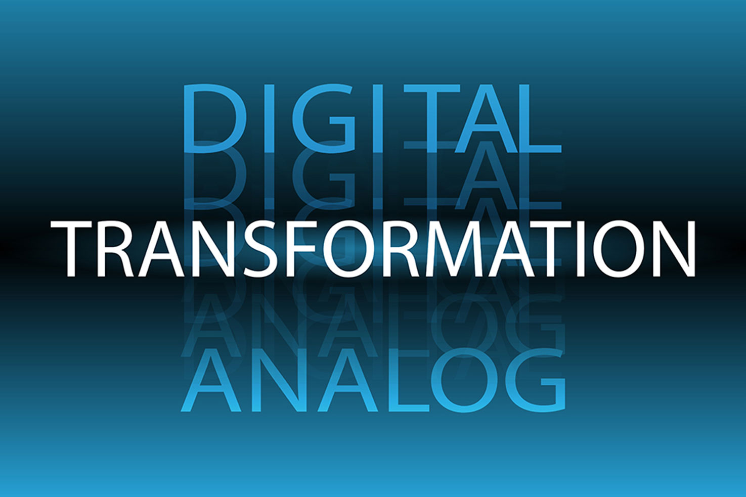 Drei Wörter beschreiben die Transformation von Analog zu Digital